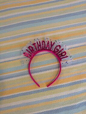 🛍️ BUNDLE ONLY • Birthday Girl Sparkley Headband